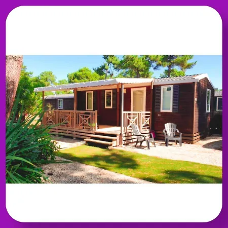 Mobil Home Happiness33 Dans Camping 5 Etoiles Acces Direct Plage Vendays Montalivet Exterior foto