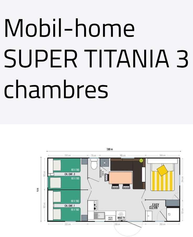 Mobil Happiness33 Dans 5 Etoiles Acces Direct Montalivet Vendays-Montalivet